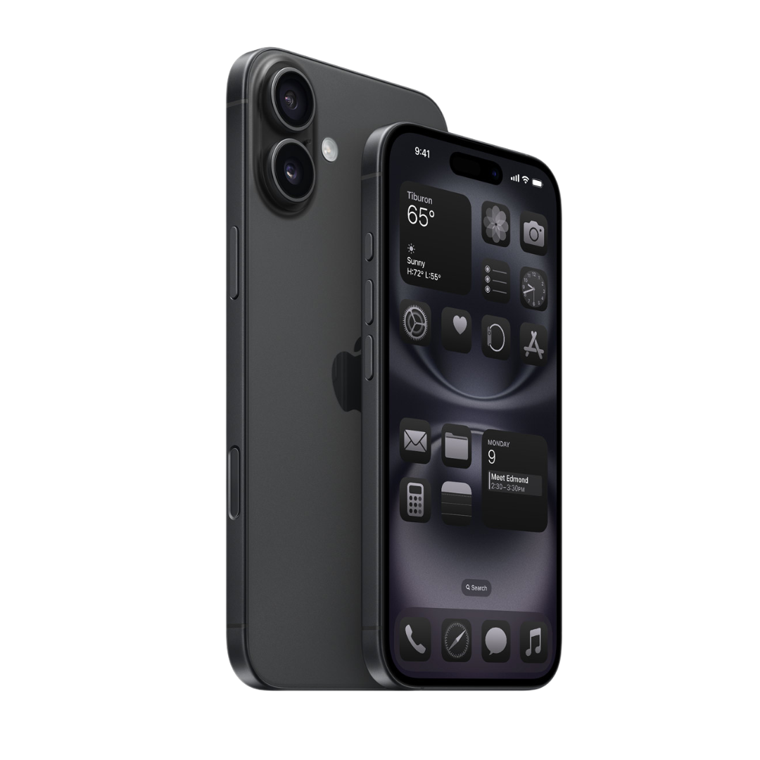 iPhone 16 rear camera setup with 48MP Fusion and 12MP Ultra Wide lens 