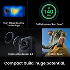 Insta360 X6 Midnight Black 360 Camera with 2.32 Inch OLED Touchscreen – Buy Now