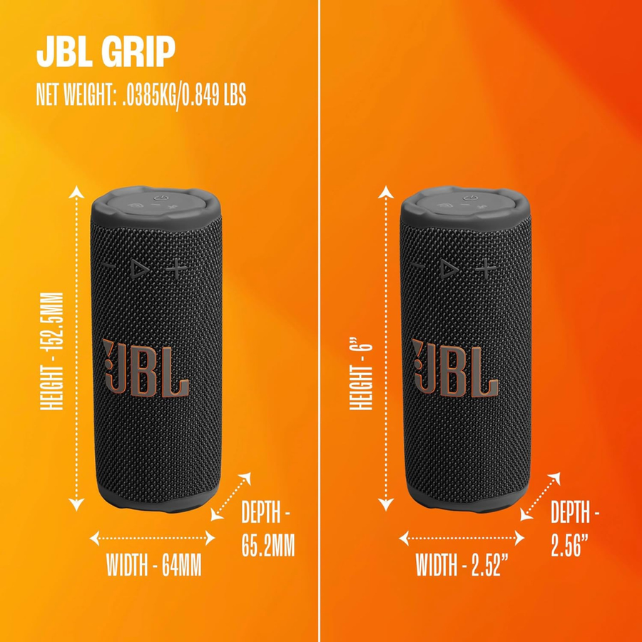 Get JBL Grip wireless Bluetooth speaker with immersive sound clarity