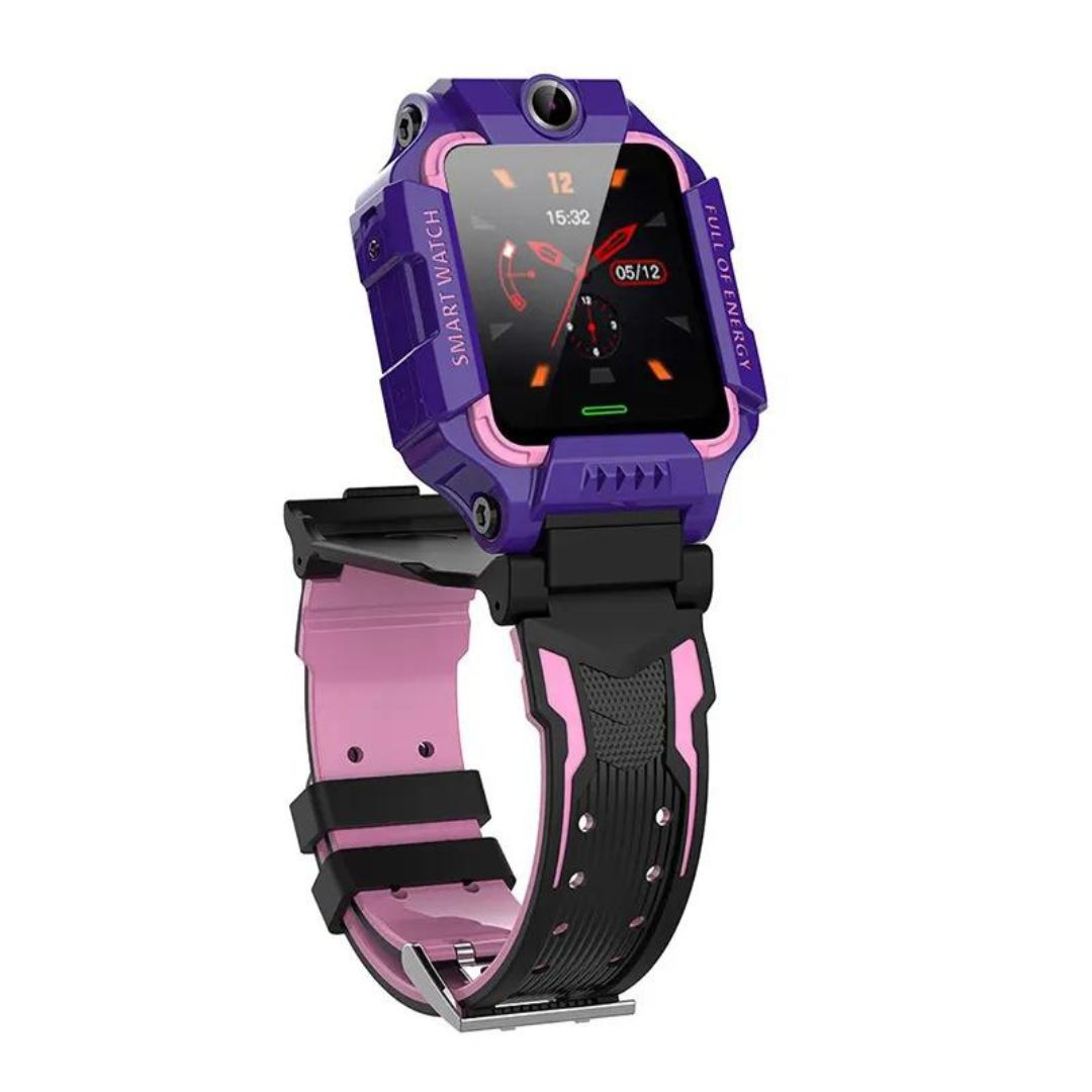  Kids Smartwatch GPS Tracking, Color Purple,Waterproof | Brother-mart