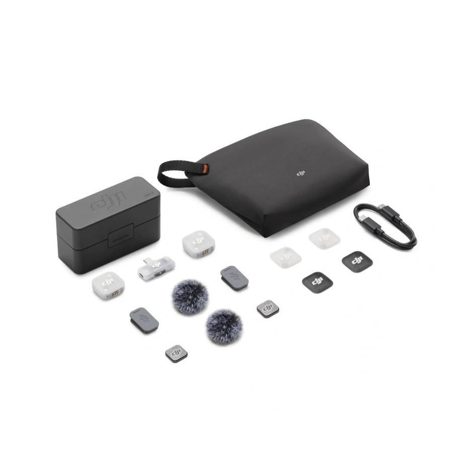 DJI Mic Mini 2: 2 TX + 1MRX + Charging Case