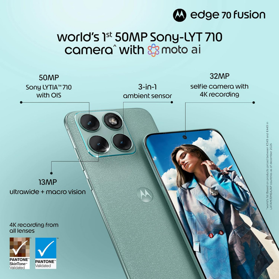 Motorola Edge 70 Fusion 5G 12GB RAM smartphone shop now in Nepal