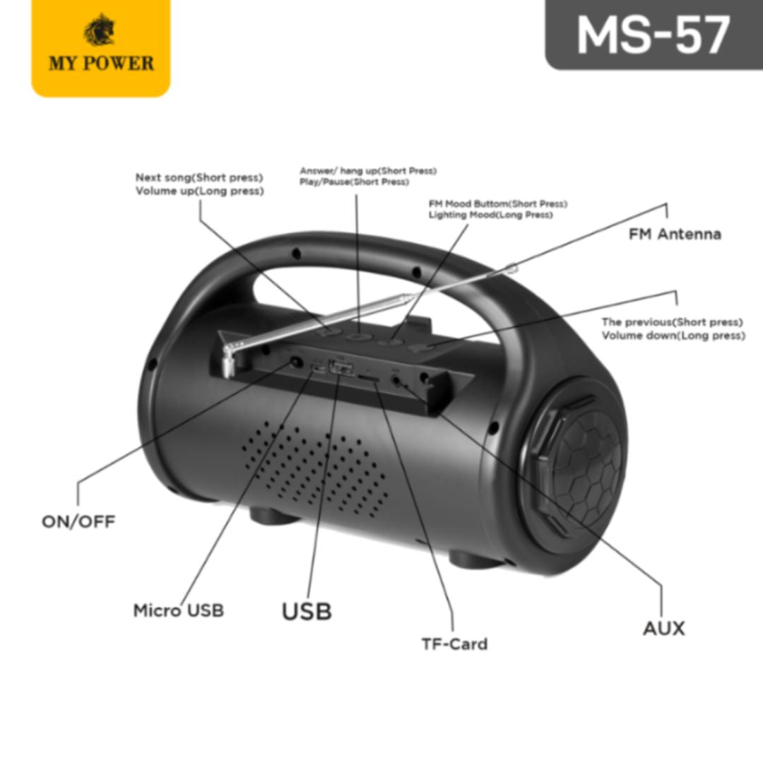 Buy MS57 MyPower Portable Speakers at Best Price in Nepal Brother mart