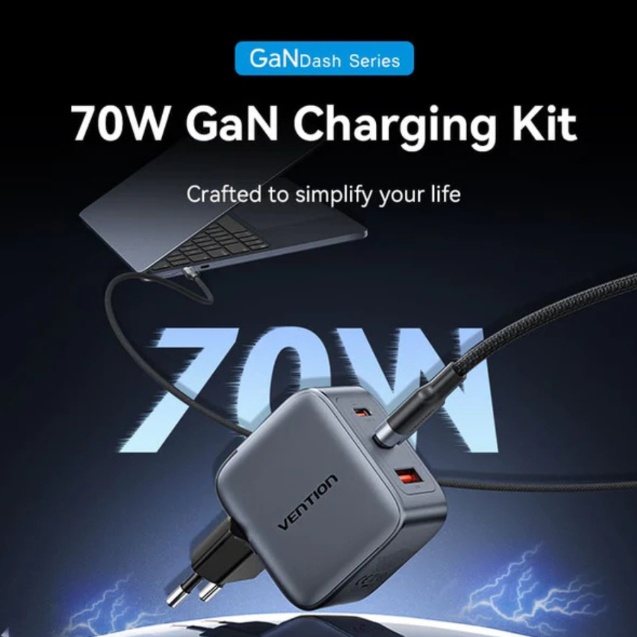 Get Vention 70W USB C charger with fast charging support in Nepal