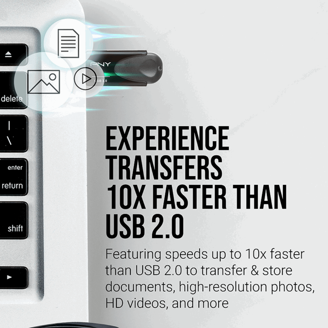 Get best price PNY Elite Turbo Attaché 4 USB 3.2 flash drive 128GB in Nepal