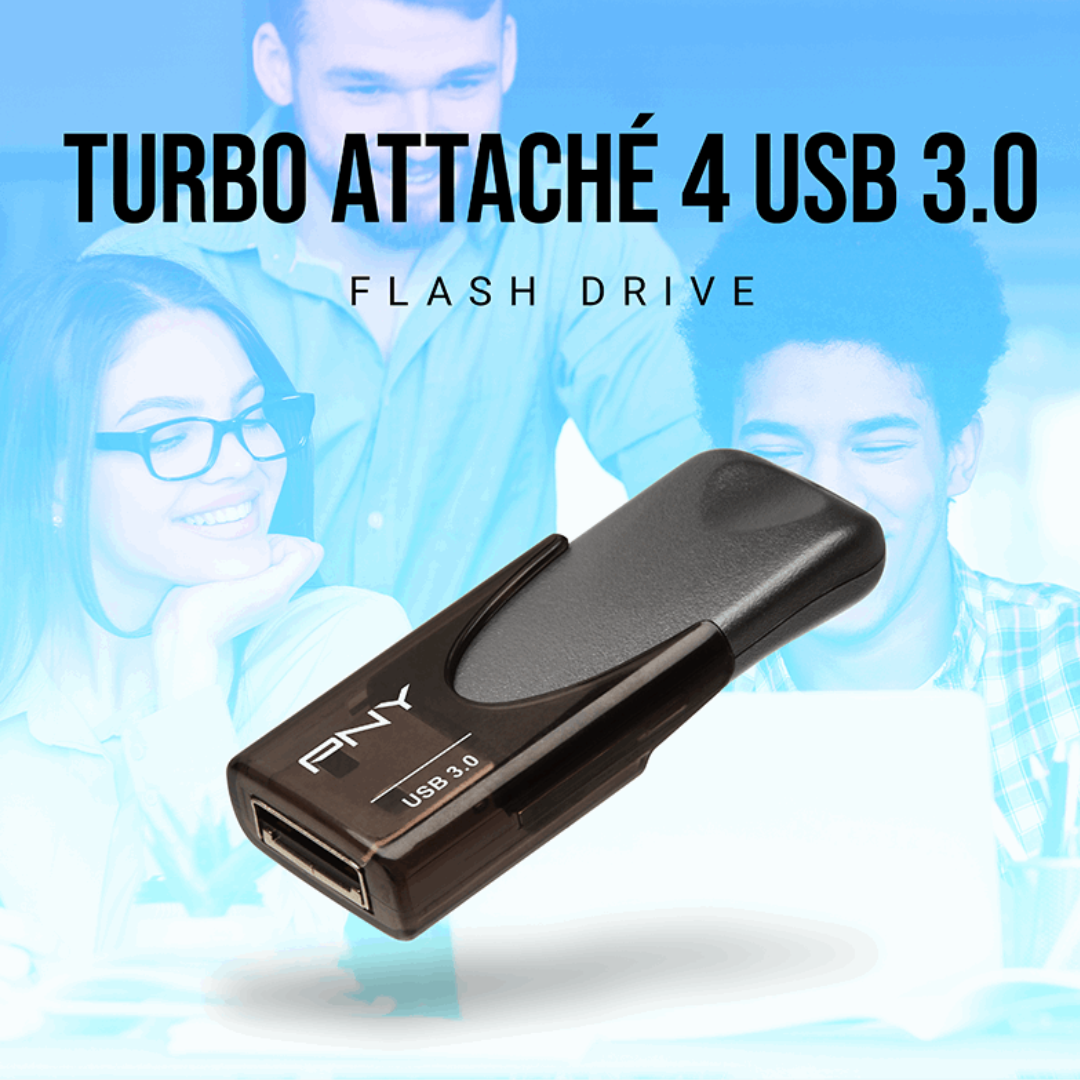 PNY Elite Turbo Attaché 4 sliding collar USB 3.2 pen drive durable design buy now