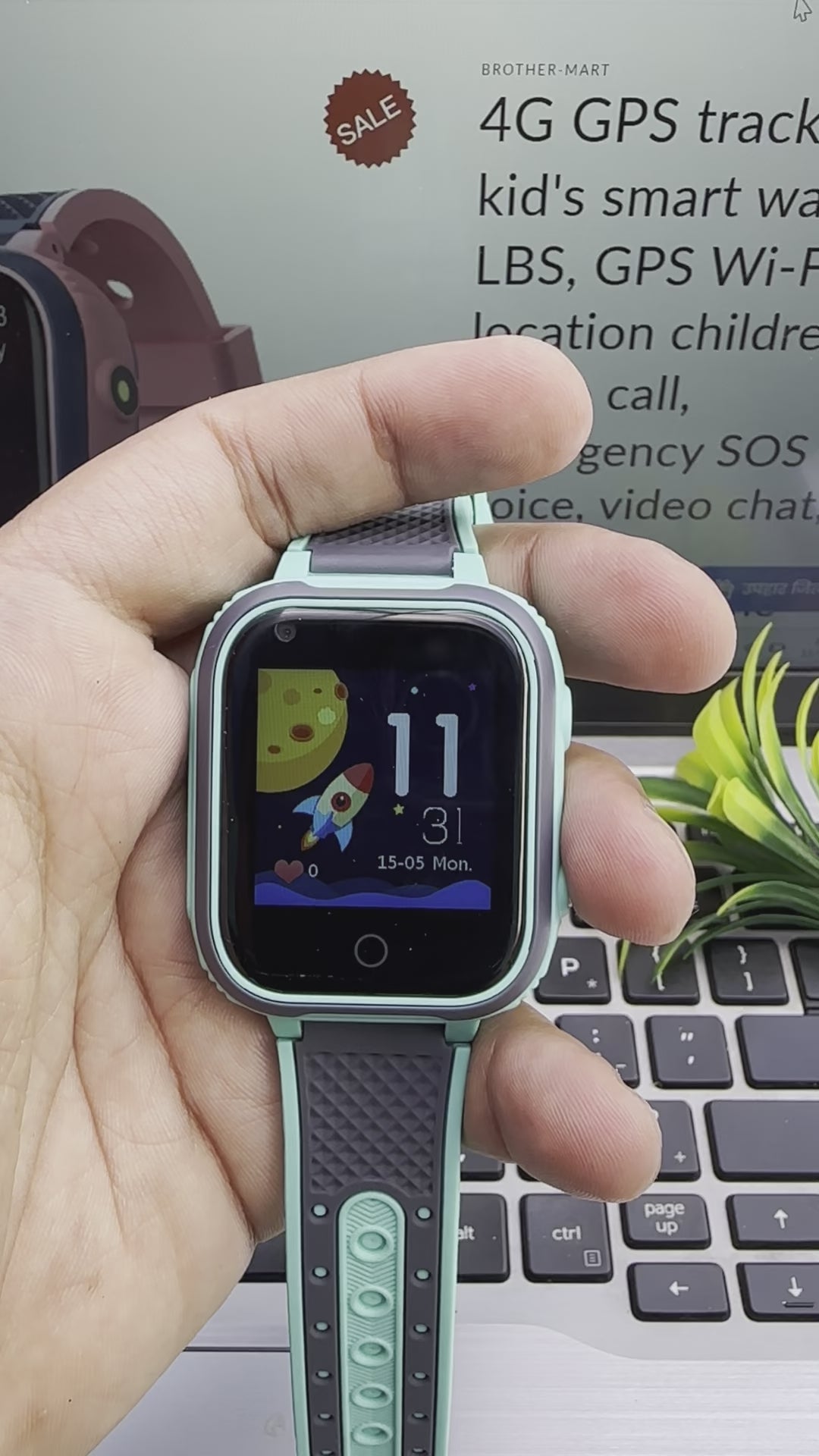 1.4inch kids watch, 240x240 px smartwatch for kids