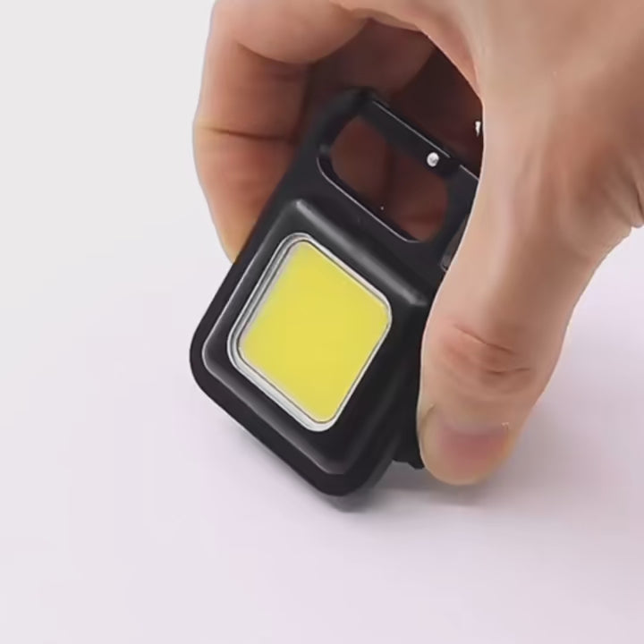 Bright Rechargeable Keychain Mini Flashlight 