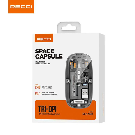 Recci RCS-M01 space capsule wireless mouse price in Nepal