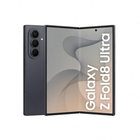 Samsung Galaxy Z Fold8 Ultra smartphone shown open and closed on a plain white background. The closed view shows a dark gray rear panel with three rear cameras, and the open view shows a large display with the text 'Galaxy Z Fold8 Ultra' on the screen.