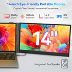 Buy now Blackview DCM6 14 inch dual side portable laptop monitor Nepal