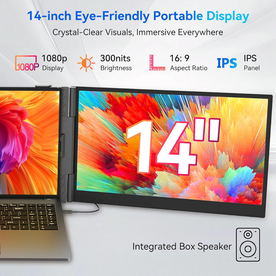 Buy now Blackview DCM6 14 inch dual side portable laptop monitor Nepal