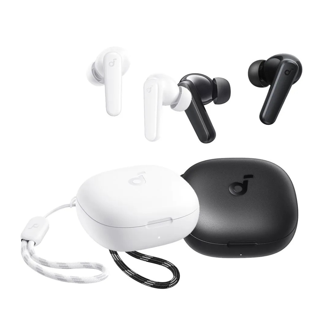 Shop now Soundcore R50i Bluetooth earbuds featuring 10mm dynamic drivers for powerful bass and clear sound