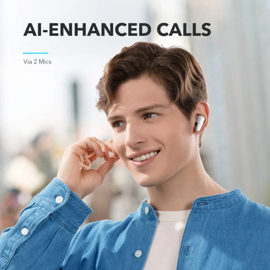 Buy now Soundcore R50i wireless earbuds with clear calling dual microphones and passive noise cancellation