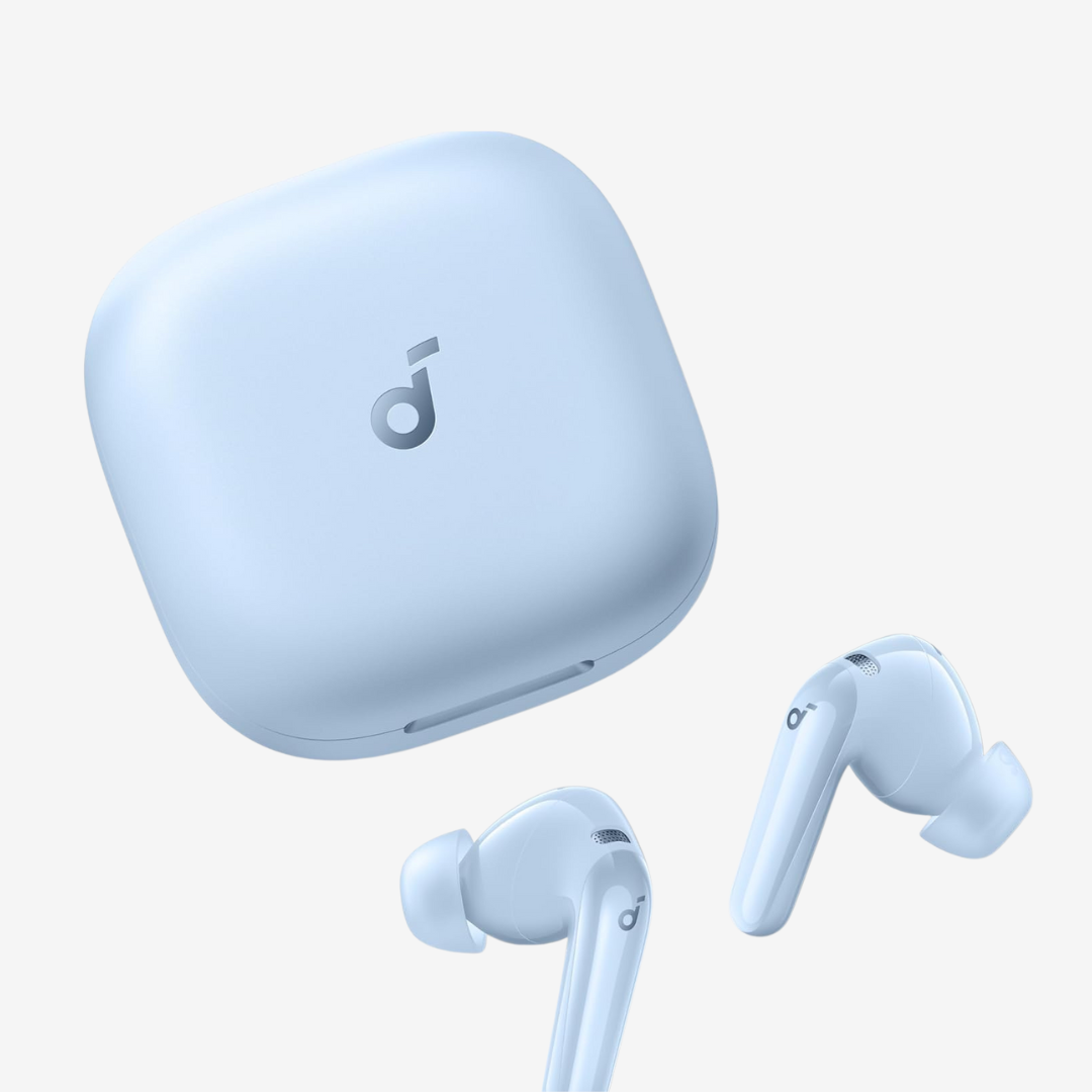 Get Soundcore R60i NC ANC earbuds with real time noise cancelling for travel and work