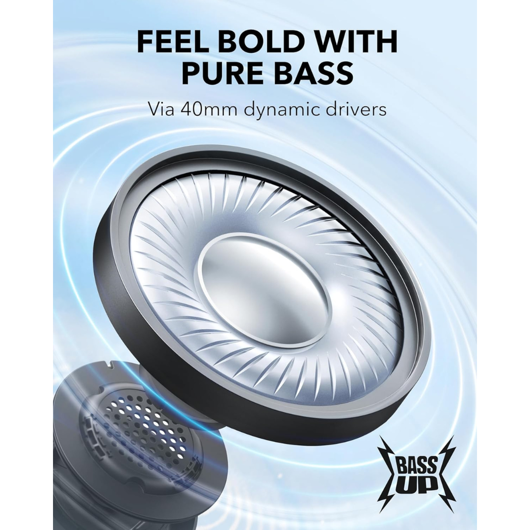 Get Soundcore H30i headphones with powerful sound and lightweight design