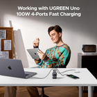 UGREEN 100W 4-Port USB-C GaN Charger for Fast Charging