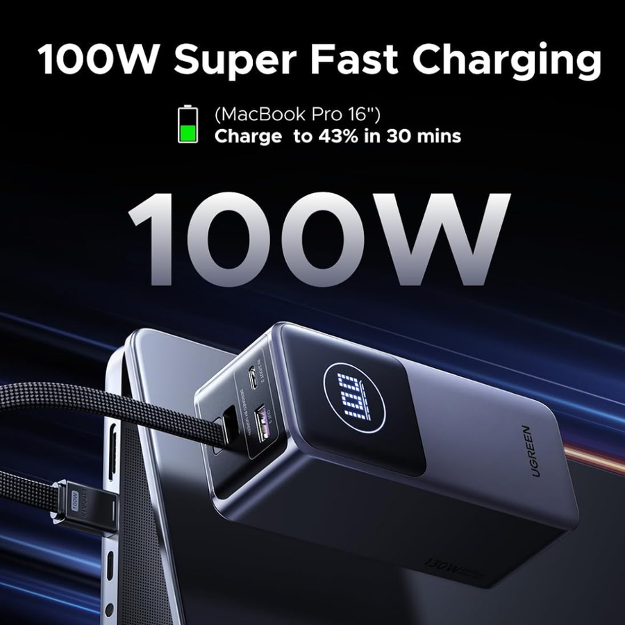 Shop now UGREEN 20000mAh 130W portable PD power bank Nepal