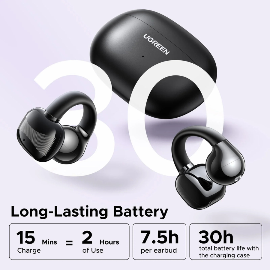 UGREEN HiTune S3 Clip-On Wireless Earbuds 5.3g Lightweight Design – Get Now Nepal