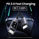 Get UGREEN 100W PD Charging Cable with 9.8-Foot Reach for Your Desk Setup.