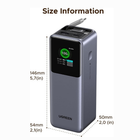 UGREEN Nexode 165W portable power bank with real-time watt voltage amp display Nepal