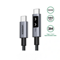 Buy UGREEN 100W USB-C PD Cable with Laser-Welded Connectors and Nylon Braided Design.