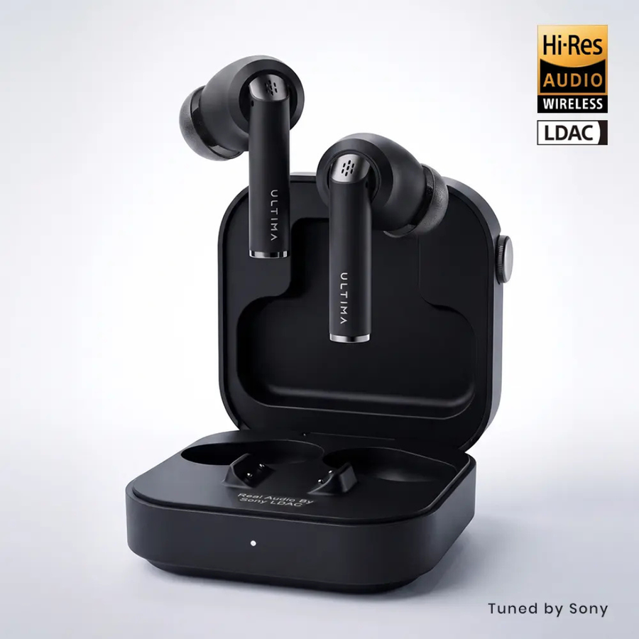 Ultima Aura ANC True Wireless Earbuds Tuned by Sony, LDAC Hi-Res Support