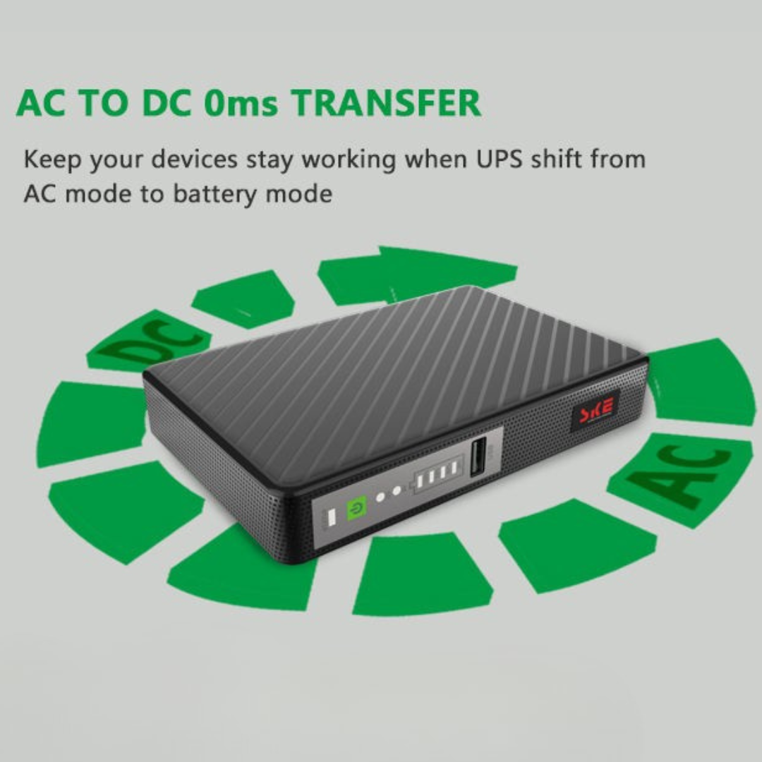 Mini UPS for router and ONU backup during load shedding in Nepal