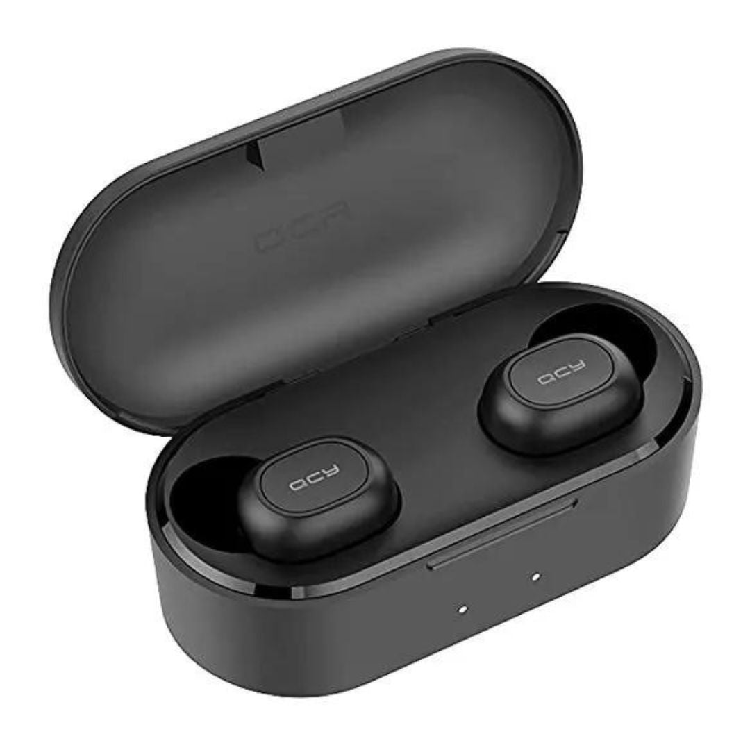 QCY T2C TWS Bluetooth 5.0 Dual Microphone Wireless Sports Airpods Earphone with Charging Box