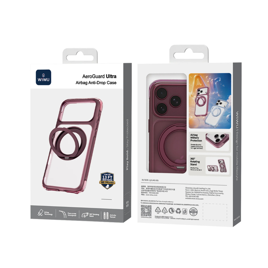 WiWU AS-203 AeroShield Ultra Airbag MagSafe Case for iPhone 18 Pro Max – Buy Now in Nepal