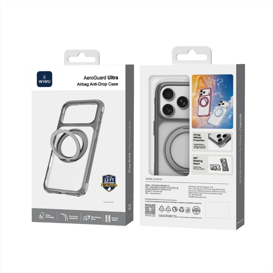 WiWU AS-203 Heavy-Duty Anti-Drop Case for iPhone 17 Pro Max – Shop Now Nepal