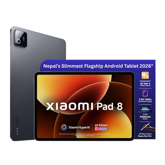 Buy Xiaomi Pad 8 in Nepal best price