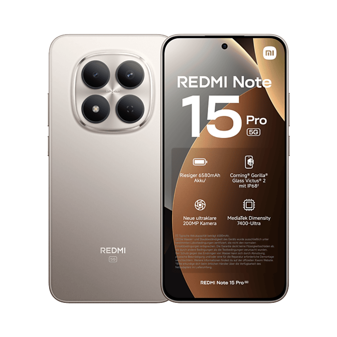 Get Xiaomi Redmi Note 15 Pro 5G phone with powerful Dimensity processor