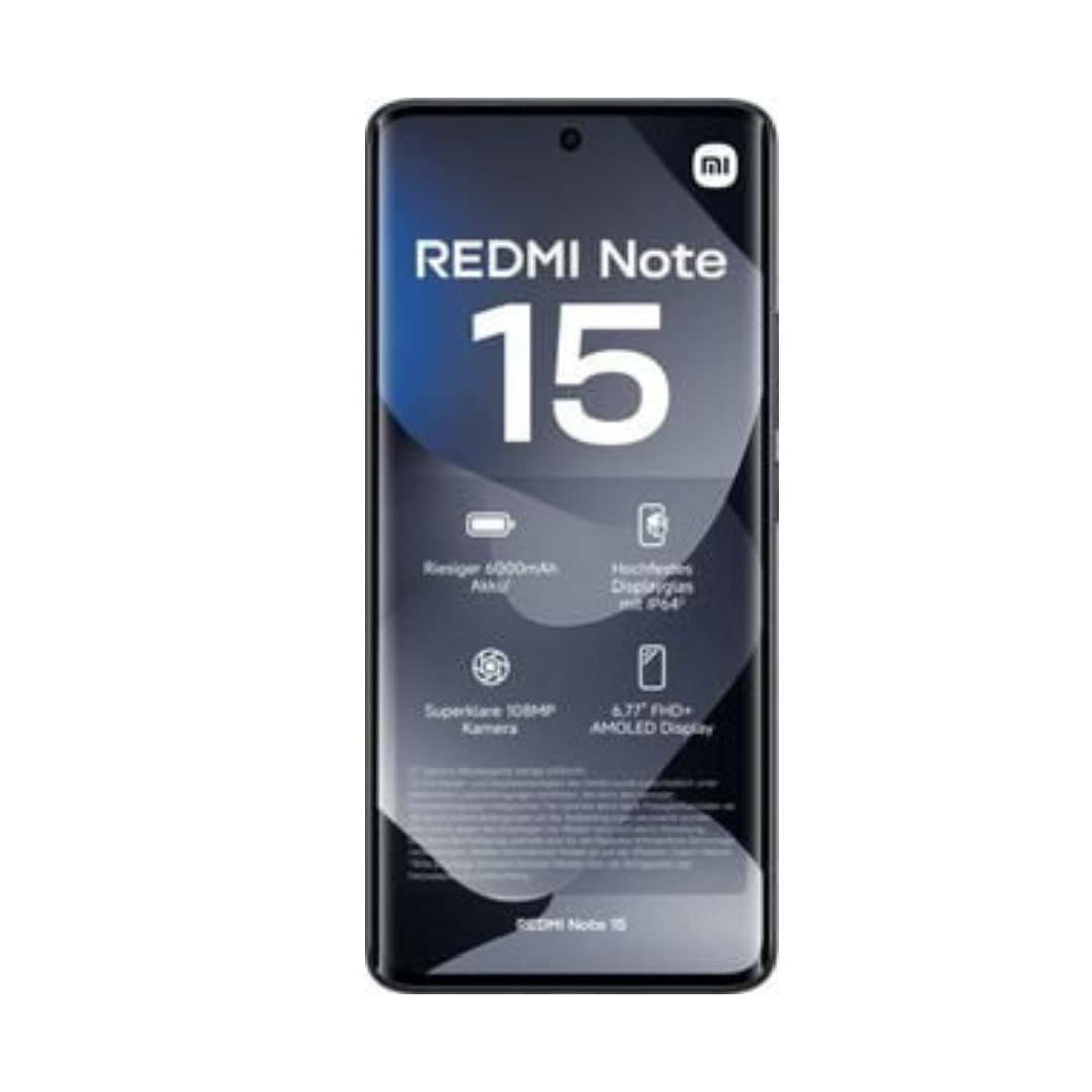 Get Xiaomi Redmi Note 15 4G with massive 6000mAh battery and 33W fast charging for daily use