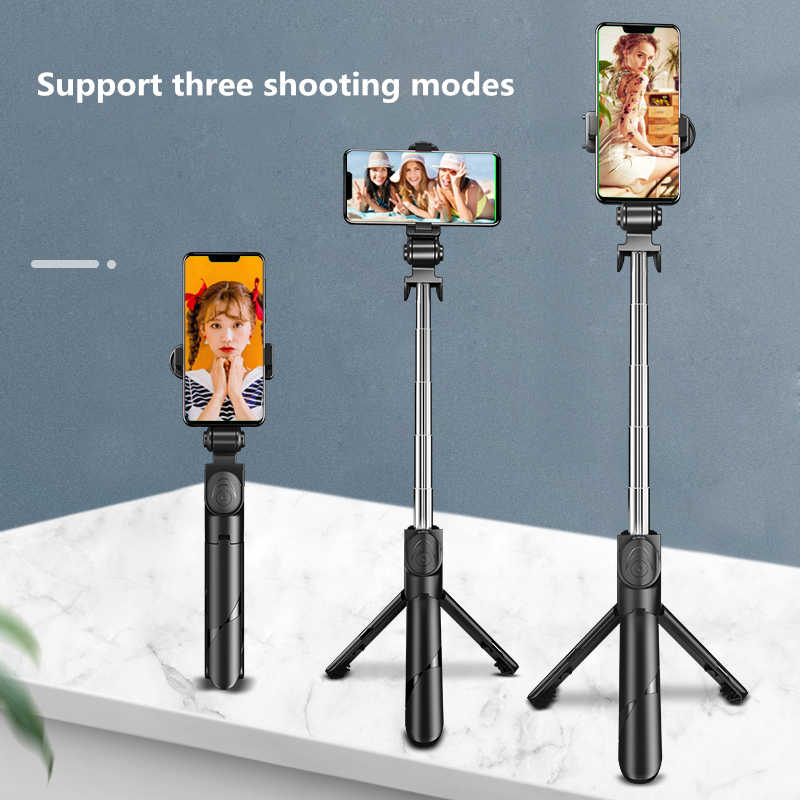 Selfie Stick, Extendable Selfie Stick with Wireless Remote and Tripod Stan - Brother-mart