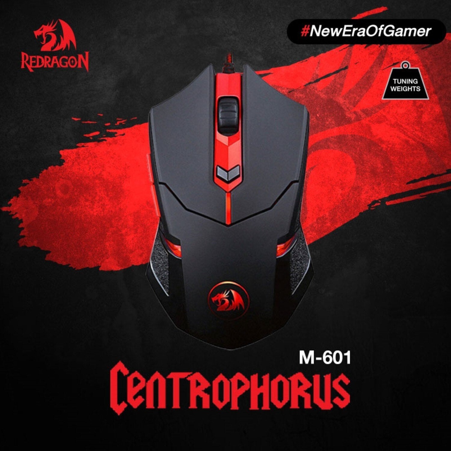 Redragon M601-3 CENTROPHORUS 3200 DPI Gaming Mouse - Brother-mart