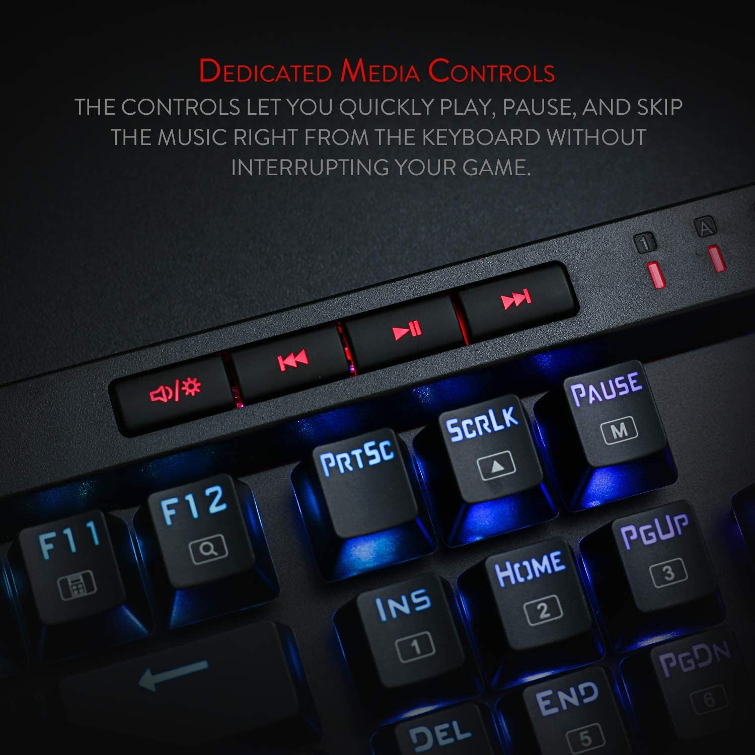 Redragon K580 VATA RGB LED Backlit Mechanical Gaming Keyboard 104 Keys - Brother-mart