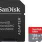 SanDisk 128GB Ultra microSDXC UHS-I Memory Card with Adapter - Brother-mart