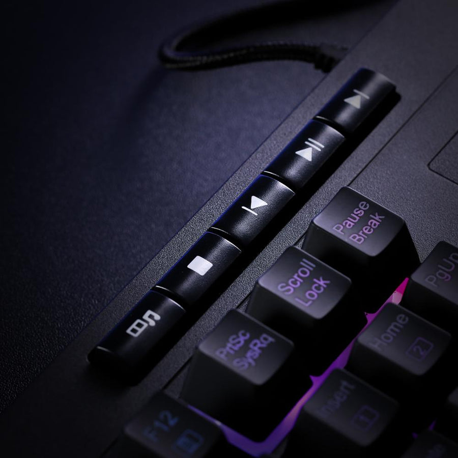 Redragon K512 SHIVA RGB Membrane Gaming Keyboard with Multimedia Keys - Brother-mart