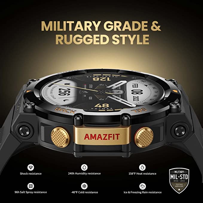 New Amazfit T Rex 2 Smartwatch T-Rex 2 Dual Band 