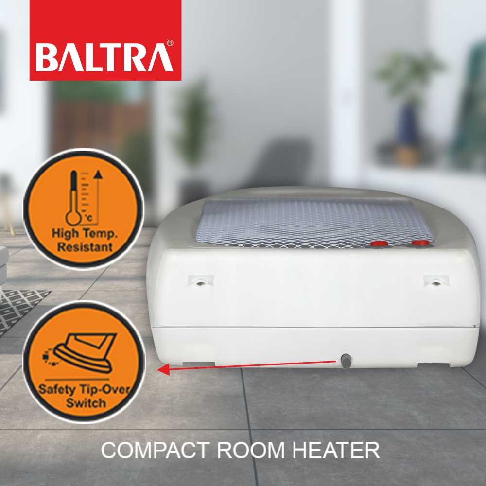 BALTRA FLAME 800W Quartz Heater 1 Year Warranty- Brother-mart