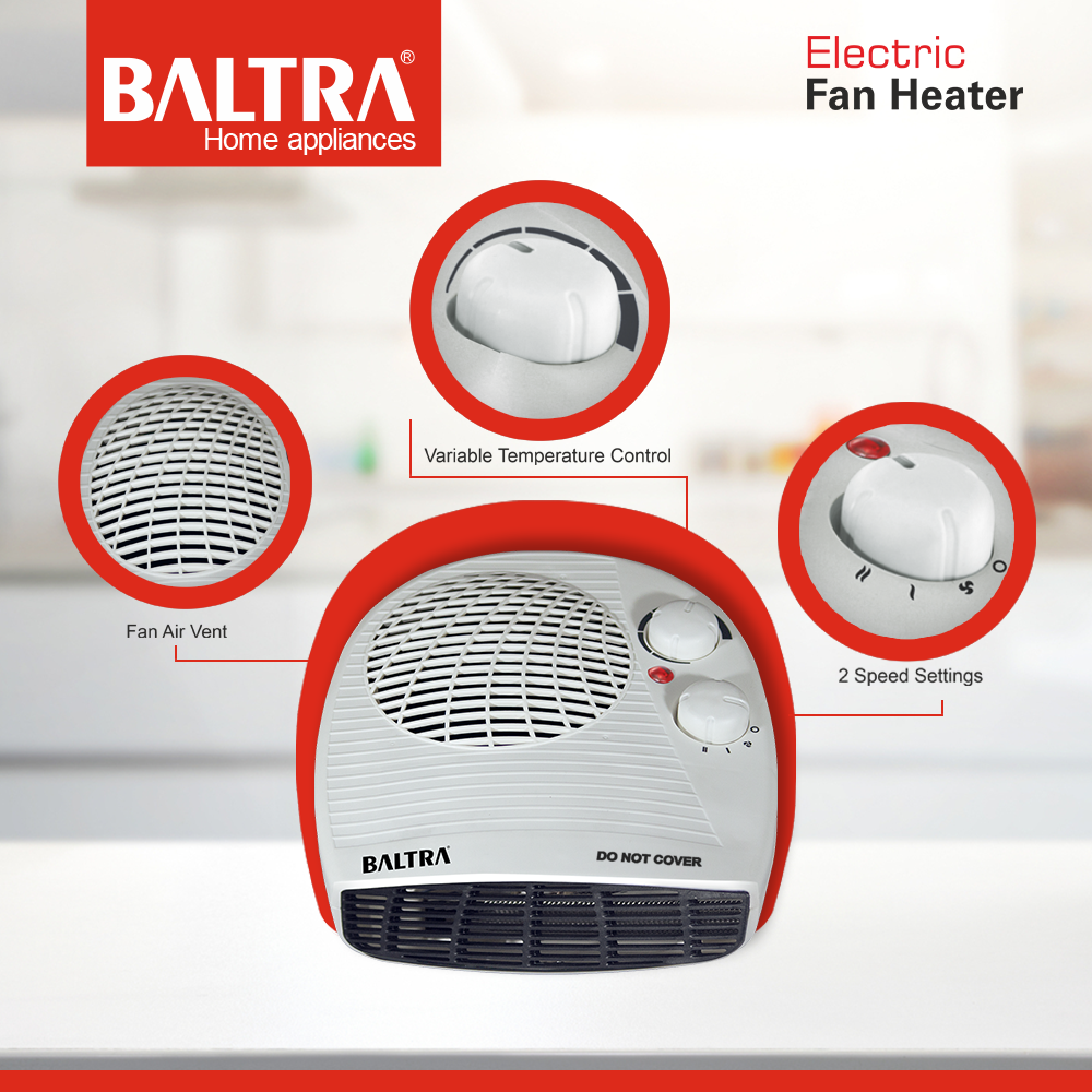 Baltra Fan Heater Feather (BTH 122) - Brother-mart