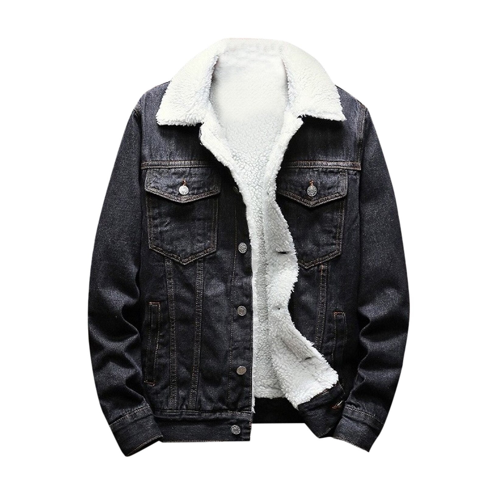 Buy Nuon by Westside Blue Faux Fur Collar Slim Fit Denim Jacket Online at  best price at TataCLiQ