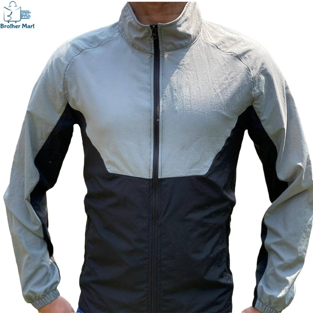 Windcheater for summer Zipper Male Casual  Slim Fit Jacket - Brother-mart