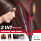 Hair straightener heating comb Multifunctional beard hair styler hot electric straightening quick brush - Brother-mart
