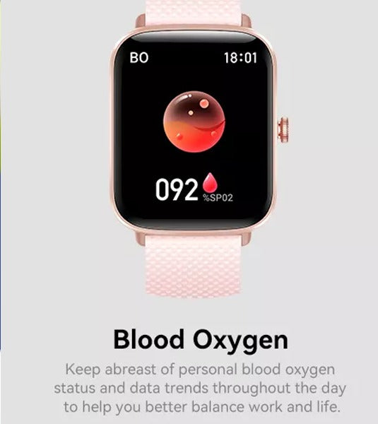 HiFuture FutureFit Zone | 1.69inch HD Display | Bluetooth 5.0 | IP68 Water Resistant - Brother-mart