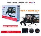Hitech LED Computer  Monitor 19"  Inch  Quality and Design - Brother-mart