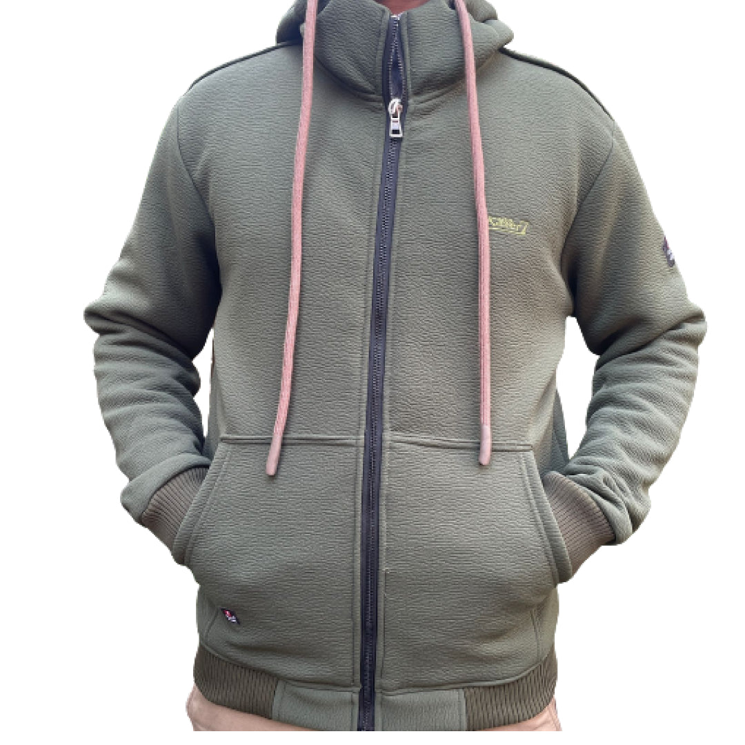 Clothing Men's Cotton Hooded Sweatshirt with Fur 