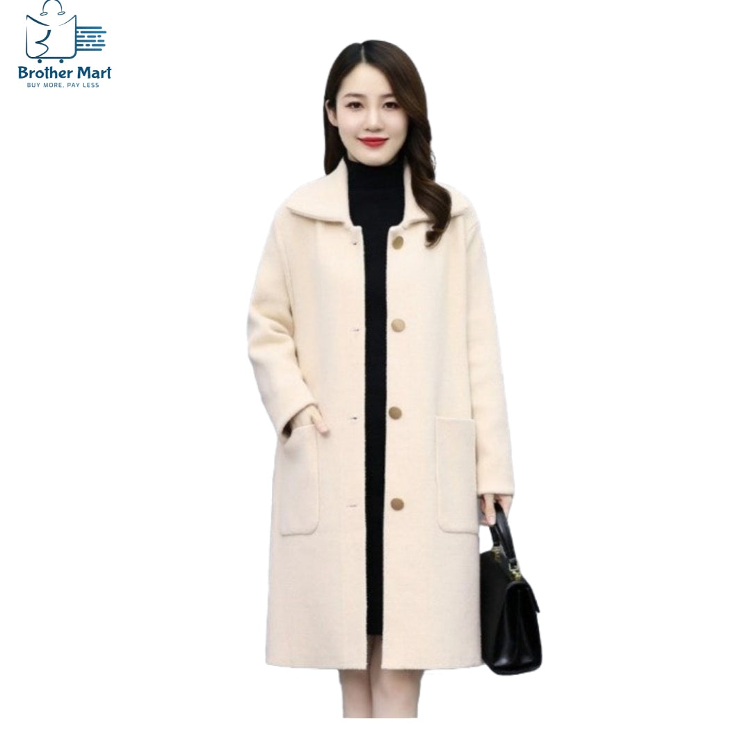 Ladies long coat price on sale