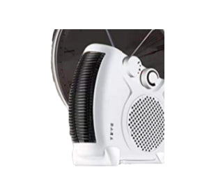 Electromax Portable Fan Heater with 2 Heat setting and Cooling, Smart room Heater - Brother-mart